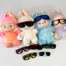 Load image into Gallery viewer, For Labubu Glasses 6.5cm Cute Plastic Glasses Goggles Ski Goggles for 17cm Labubu Dolls Toy Glasses Accessories
