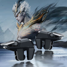 Load image into Gallery viewer, 1 Pair PUBG Mobile Game Controller 4/6-Finger Linked Shooting Game Mechanical Trigger Physical Auxiliary Gaming Gear
