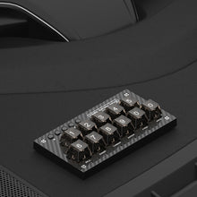 Load image into Gallery viewer, Keyboard-Style Temporary Parking Number Plate ABS Luminous Parking Contact Number Plate Automotive Interior Accessory
