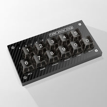Load image into Gallery viewer, Keyboard-Style Temporary Parking Number Plate ABS Luminous Parking Contact Number Plate Automotive Interior Accessory

