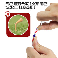 Load image into Gallery viewer, 10PCS 8.3CM Plastic Golf Tees With Colorful Flag Pattern Mug Design Transparent Golf Tee
