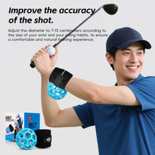 Load image into Gallery viewer, Golf Swing Trainer Magic Ball With Wrist Fixator Swing Practice Corrector Golf Equipment
