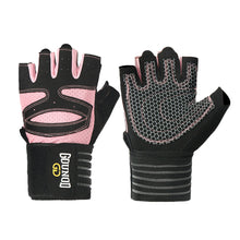 Load image into Gallery viewer, 1 Pair Half-Finger Fitness Gloves With Wrist Guards Anti-Slip And Wear-Resistant Extended Sports Gloves For Strength Training
