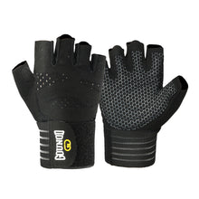 Load image into Gallery viewer, 1 Pair Half-Finger Fitness Gloves With Wrist Guards Anti-Slip And Wear-Resistant Extended Sports Gloves For Strength Training
