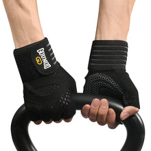 Load image into Gallery viewer, 1 Pair Half-Finger Fitness Gloves With Wrist Guards Anti-Slip And Wear-Resistant Extended Sports Gloves For Strength Training
