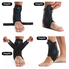 Load image into Gallery viewer, 1PC Pressure Support Sports Ankle Guard Knob Pressure Adjustment Anti-Sprain Spring Support Ankle Joint Protection Cover Rehabilitation Aid
