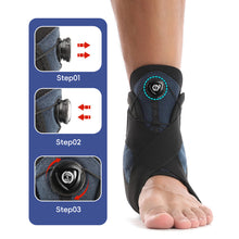 Load image into Gallery viewer, 1PC Pressure Support Sports Ankle Guard Knob Pressure Adjustment Anti-Sprain Spring Support Ankle Joint Protection Cover Rehabilitation Aid
