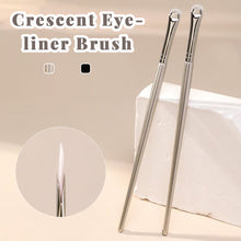 Load image into Gallery viewer, Crescent Eyeliner Crouching Silkworm Brush Eyes Down To Detail Eyebrow Brush Eye Shadow Flat Ultra-thin Blade Eyelid Makeup Brush
