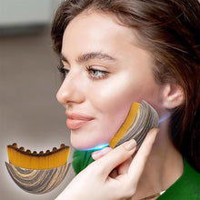 Load image into Gallery viewer, Lymphatic Contour Face Brush Dry Brushing Face Brush Lymphatic Drainage Massager for Face Chin Jawline Sculpting The Skin
