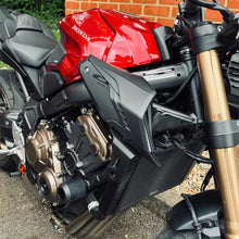 Load image into Gallery viewer, 2Pcs Motorcycle Wing Protector Wind Fairing Winglets Fin Trim Cover For Honda CB650R CB650R CB 650R 2018-2024

