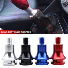 Load image into Gallery viewer, Universal Car Modified Manual Gear Shift Knob Adapter Aluminum Alloy For M12x1.25 Thread Dust Cover Connection Adapter

