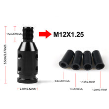 Load image into Gallery viewer, Universal Car Manual Gear Shift Knob Adapter Aluminum Alloy for M12x1.25 Thread For most BMW Honda Shift Knob Adapter
