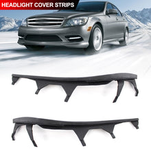 Load image into Gallery viewer, Car Front Upper Headlight Cover Strips Trims Headlight Sealing Strip Gasket For BMW E46 325i 2002-2005 4 Doors 63126921860 63126921859

