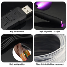 Load image into Gallery viewer, 2/3M RGB LED Car Interior Optic Atmosphere Light Strip APP Control Ambient Neon Invisible Light USB Ambient LED Light Strip
