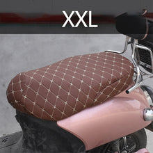 Load image into Gallery viewer, PU Leather Motorcycle 3D Mesh Waterproof Seat Cushion Cover Seat Cushion Protector Protection Breathable Anti-Skid
