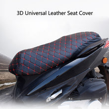Load image into Gallery viewer, PU Leather Motorcycle 3D Mesh Waterproof Seat Cushion Cover Seat Cushion Protector Protection Breathable Anti-Skid
