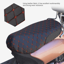 Load image into Gallery viewer, PU Leather Motorcycle 3D Mesh Waterproof Seat Cushion Cover Seat Cushion Protector Protection Breathable Anti-Skid
