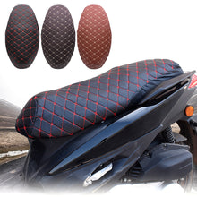 Load image into Gallery viewer, PU Leather Motorcycle 3D Mesh Waterproof Seat Cushion Cover Seat Cushion Protector Protection Breathable Anti-Skid
