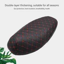 Load image into Gallery viewer, PU Leather Motorcycle 3D Mesh Waterproof Seat Cushion Cover Seat Cushion Protector Protection Breathable Anti-Skid
