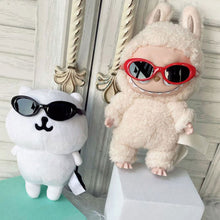 Load image into Gallery viewer, For Labubu Glasses 6.5cm Cute Plastic Glasses for 17cm Labubu 10cm Cotton Doll 13cm Joker Bear Dolls Toy Glasses Accessories

