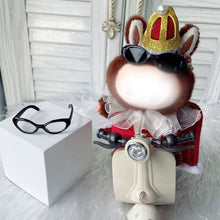 Load image into Gallery viewer, For Labubu Glasses 6.5cm Cute Plastic Glasses for 17cm Labubu 10cm Cotton Doll 13cm Joker Bear Dolls Toy Glasses Accessories
