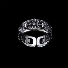 Load image into Gallery viewer, Men's Vintage Cross Open Ring Gothic Punk Style Retro Hip-Hop Punk Adjustable Finger Ring Gift For Friends Lover
