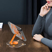 Load image into Gallery viewer, Cute Phone Stand Height Adjustable Phone Desktop Mount Acrylic Cat Claw Durable Stand For Recording Video Charger Compatible
