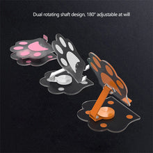 Load image into Gallery viewer, Cute Phone Stand Height Adjustable Phone Desktop Mount Acrylic Cat Claw Durable Stand For Recording Video Charger Compatible
