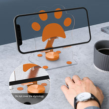 Load image into Gallery viewer, Cute Phone Stand Height Adjustable Phone Desktop Mount Acrylic Cat Claw Durable Stand For Recording Video Charger Compatible
