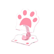 Load image into Gallery viewer, Cute Phone Stand Height Adjustable Phone Desktop Mount Acrylic Cat Claw Durable Stand For Recording Video Charger Compatible
