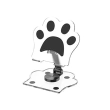 Load image into Gallery viewer, Cute Phone Stand Height Adjustable Phone Desktop Mount Acrylic Cat Claw Durable Stand For Recording Video Charger Compatible
