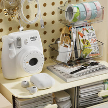 Load image into Gallery viewer, Desktop Perforated Board Storage Box Stationery Sorting Rack Desk Office Cosmetics Storage Rack Pen Holder
