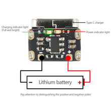 Load image into Gallery viewer, Mini 4.2/3.7V Lithium Battery Charging Board Type-C Input Charging Support Lithium Battery Charge Protection Charging Module
