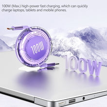 Load image into Gallery viewer, 100W Type C to Type C Cable PD Fast Charging USB C to USB C For IPhone 15 Pro Samsung iPad Quick Charge Shrink Data Cable
