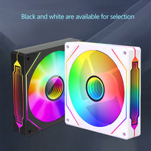 Load image into Gallery viewer, 4Pro 120mm ARGB Case Fan PWM Temperature Control 5V 3PIN 3-sided Infinity Mirror Quiet Computer Cooling Fan
