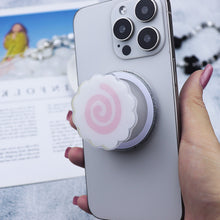 Load image into Gallery viewer, Korean Cute Fish Cake Rolls For Magsafe Magnetic Phone Grip Tok Griptok Stand For iPhone Funny Foldable Wireless Charging Holder
