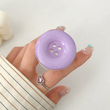 Load image into Gallery viewer, Korea Cute 3D Candy Buttons Bracket Phone Grip Tok Griptok Holder Ring For iPhone 14 Pro Accessories Phone Stand Holder Bracket
