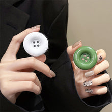 Load image into Gallery viewer, Korea Cute 3D Candy Buttons Bracket Phone Grip Tok Griptok Holder Ring For iPhone 14 Pro Accessories Phone Stand Holder Bracket
