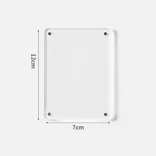 Load image into Gallery viewer, Magnetic Bulletin Board with Stand Magnetic Board for Tabletop with Magnetic Clamp Metal Board for Magnets Display
