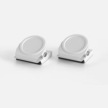 Load image into Gallery viewer, Magnetic Bulletin Board with Stand Magnetic Board for Tabletop with Magnetic Clamp Metal Board for Magnets Display
