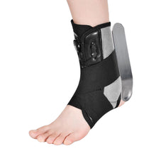 Load image into Gallery viewer, 1PC Ankle Fixation Brace With Spring/Steel Plate Support For Sprain Recovery Knob Adjustment Pressure Rehabilitation Training Ankle Brace
