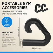 Load image into Gallery viewer, 1 Pair Multi-Functional Right-Angle Hook Fitness Handles Pull-Up And Deadlift Strength Training Auxiliary Tool
