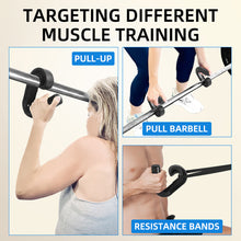 Load image into Gallery viewer, 1 Pair Multi-Functional Right-Angle Hook Fitness Handles Pull-Up And Deadlift Strength Training Auxiliary Tool
