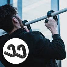 Load image into Gallery viewer, 1 Pair Multi-Functional Right-Angle Hook Fitness Handles Pull-Up And Deadlift Strength Training Auxiliary Tool
