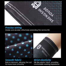 Load image into Gallery viewer, 1PC Professional Three-Finger Billiard Gloves Dot Design High-Elasticity Breathable Snooker Ice Silk Gloves For Both Hands
