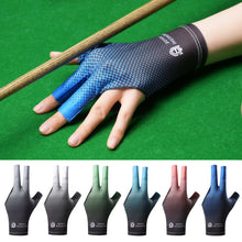 Load image into Gallery viewer, 1PC Professional Three-Finger Billiard Gloves Dot Design High-Elasticity Breathable Snooker Ice Silk Gloves For Both Hands
