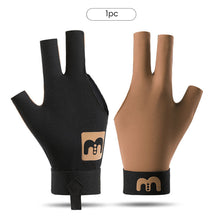 Load image into Gallery viewer, 1PC Professional Three-Finger Billiard Glove For Left Hand Anti-Slip High Elasticity Pressure Mesh Snooker Glove Billiard Accessories
