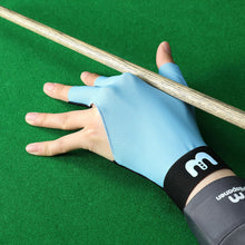 Load image into Gallery viewer, 1PC Professional Three-Finger Billiard Glove For Left Hand Anti-Slip High Elasticity Pressure Mesh Snooker Glove Billiard Accessories
