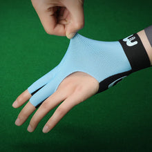 Load image into Gallery viewer, 1PC Professional Three-Finger Billiard Glove For Left Hand Anti-Slip High Elasticity Pressure Mesh Snooker Glove Billiard Accessories
