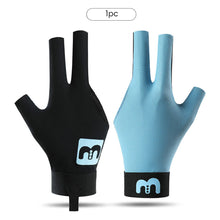 Load image into Gallery viewer, 1PC Professional Three-Finger Billiard Glove For Left Hand Anti-Slip High Elasticity Pressure Mesh Snooker Glove Billiard Accessories
